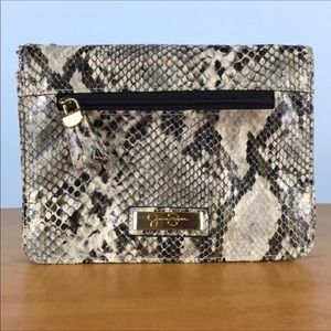 Snake skin crossbody purse
